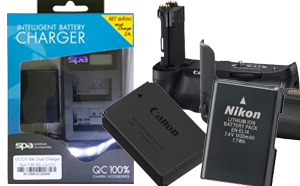 Battery & Charger แบตเตอรี่กล้อง แท่นชาร์จ